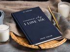 Reasons Why I Love You 2 Lined Notebook - Personalized Wedding Gift, Custom Couple Journal, Birthday Anniversary Romantic Gift for Her