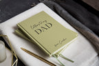 Letters to my Dad Lined Notebook - Hard Cover Book for Dad, Grief Loss Sympathy Journal, Father of the Bride Groom Wedding Thank You Gift