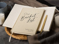 Bucket List 2 Lined Notebook - Personalized Travel Gift Hardcover Wanderlust Journal New Years Resolution Couples Relationship Goals Planner