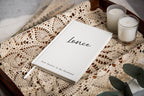 Love Letters Lined Notebook - Custom Notebook, Birthday Gift for Wife Husband, Romantic Surprise Proposal Note Messages Prep Letter Journal