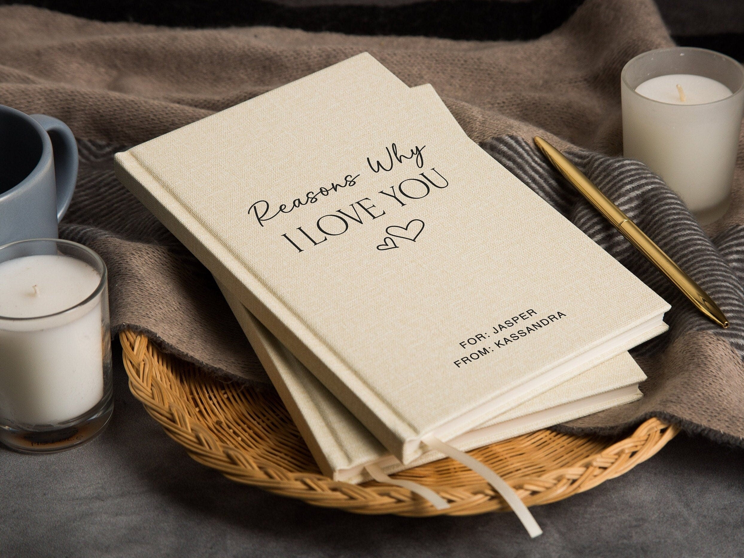 Notebook Reason Why Reasons Why I Love You Lined Notebook – Muujee