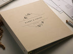 Wedding 3 Ring Linen Binder (Design 3)