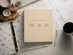 Wedding 3 Ring Linen Binder (Design 5)