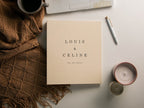 Wedding 3 Ring Linen Binder (Design 4)