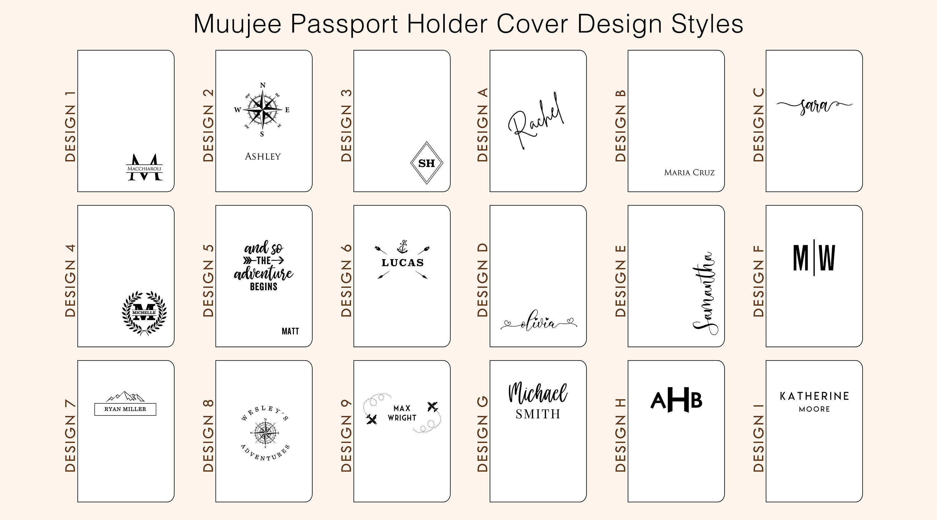Engraved Passport Holder - leather travel wallet, 3rd wedding leather anniversary gift, wedding gift for couple, coworker or mom dad gift