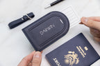Embossed Luggage Tag - Custom Monogrammed Suitcase Tag, Travel Essentials, Diaper Bag Name Tags, Retirement or Weekend Girl Trips Gift Idea