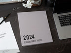 Self Stick Linen Photo Album Binder (Design 2) - DIY Refillable Blank Scrapbook, Family Milestones, College Memory Book