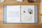 Wedding 3 Ring Linen Binder (Design 3)