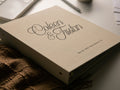 Wedding 3 Ring Linen Binder (Design 6)