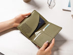 Nappa Passport Holder - Engraved on Genuine Leather Logo Company Corporate Gift Retirement Custom Inside Message Executive C-Suite Swag
