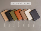 Nappa Passport Holder - Engraved on Genuine Leather Logo Company Corporate Gift Retirement Custom Inside Message Executive C-Suite Swag