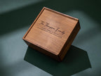 10x10 Walnut Memory Box (D2) - Personalized Family Memories Keepsake Heirloom Baby Box Gift for Grandparents Parents Mom Photo Album Storage