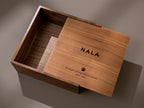 10x10 Walnut Memory Box (D3) - Personalized Pet Name Memorial Keepsake Toy Collar Storage Cat Dog Engrave Paw Print Sympathy Loss Owner Gift