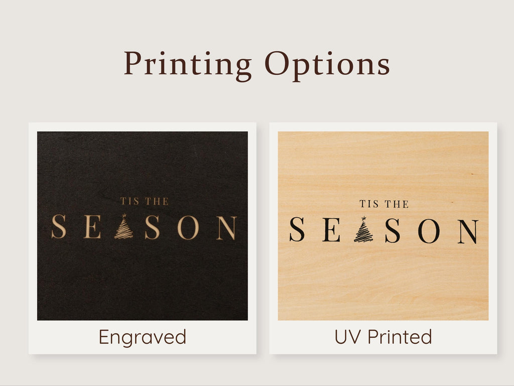 Wooden Luxe Christmas Photo Book (D8)