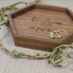 Hexagon Wood Tray