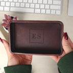Vegetable Tanned Hard Leather Valet (Design 7)