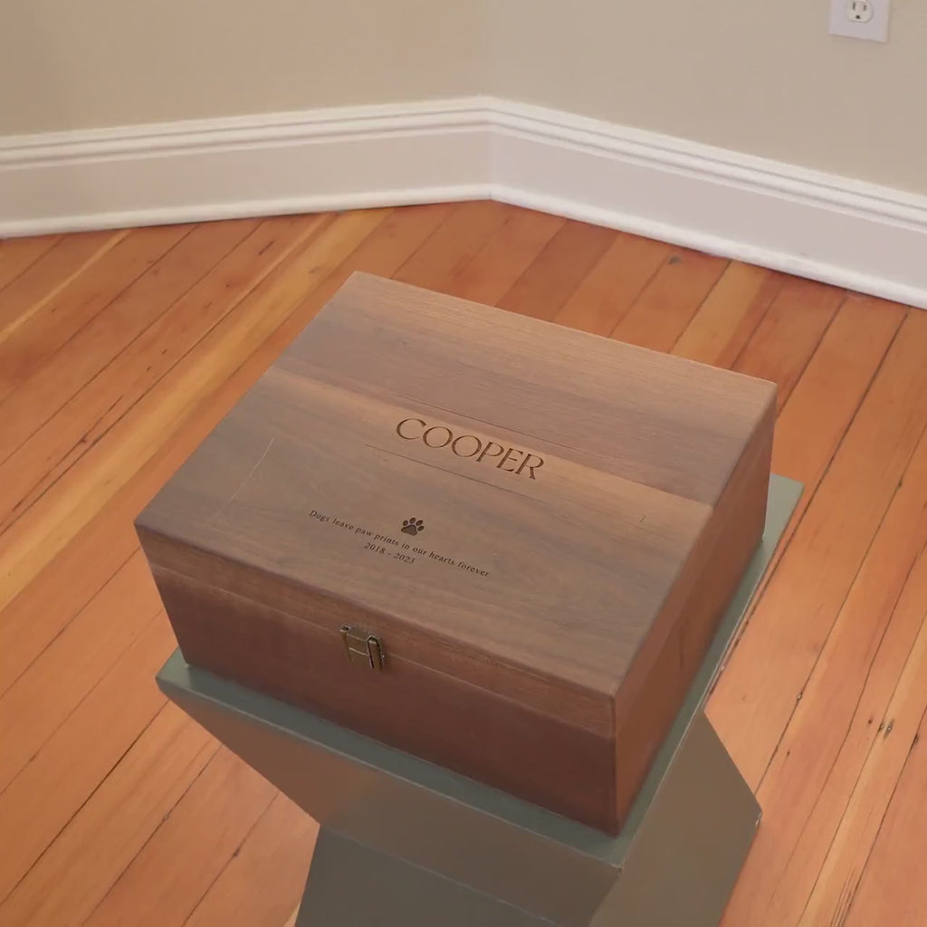 Personalized Pet Memory Box – Pet Lover Gift