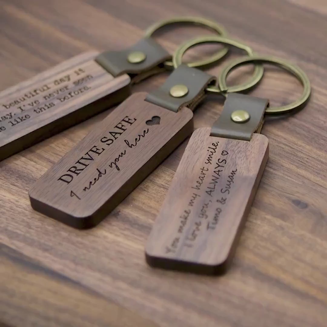 Wood Keychain