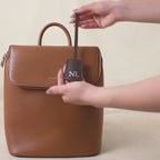 Embossed Leather Clochette (Large Initials)