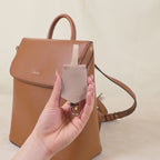 Embossed Leather Clochette (XS Initials)