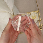 Clear Hexagon Ring Box