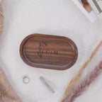 Engraved Floral Tray