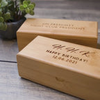Wide Bamboo Gift Box Only