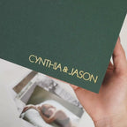 4x6" Embossed Linen Photo Box