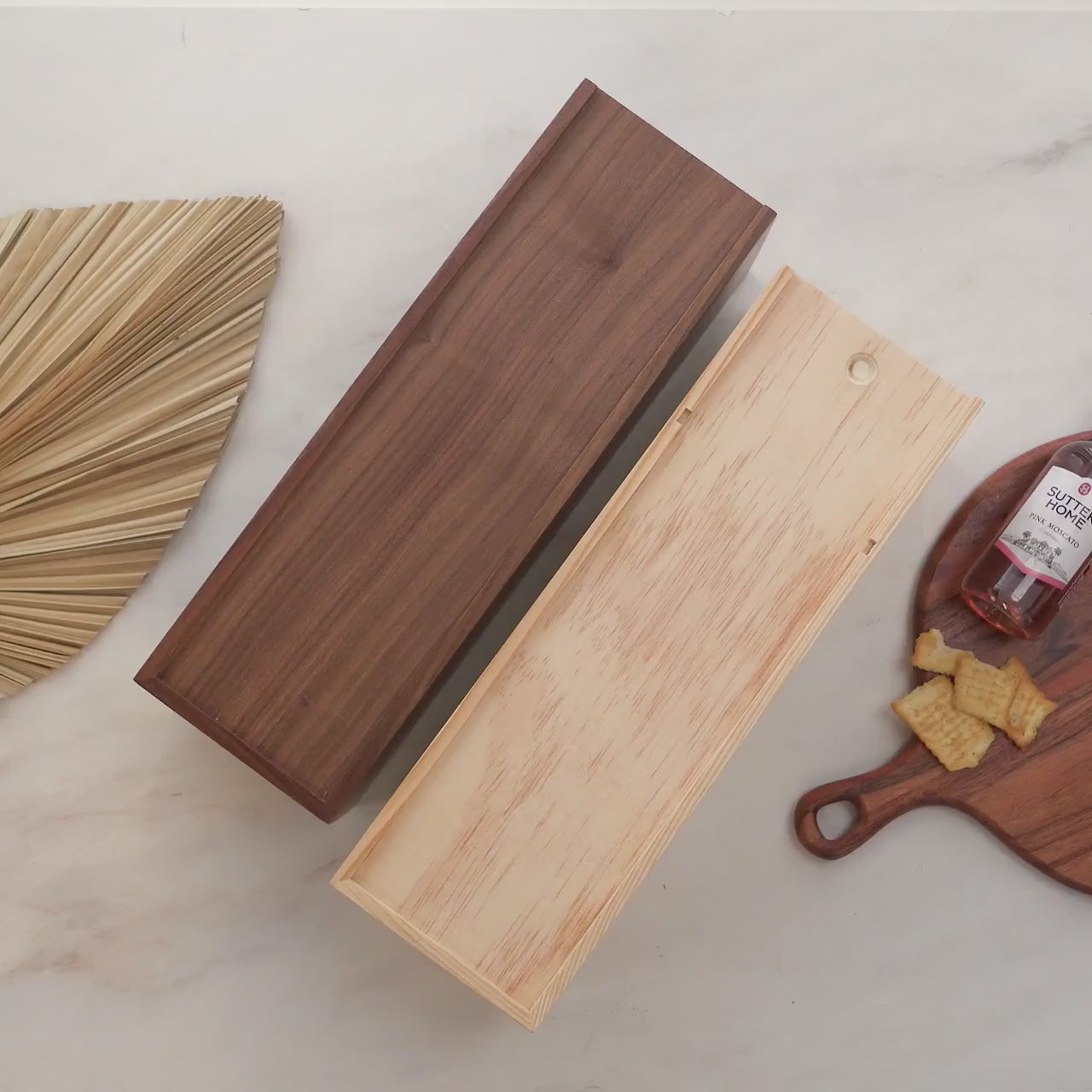 Wood Wine Box (Design 4)